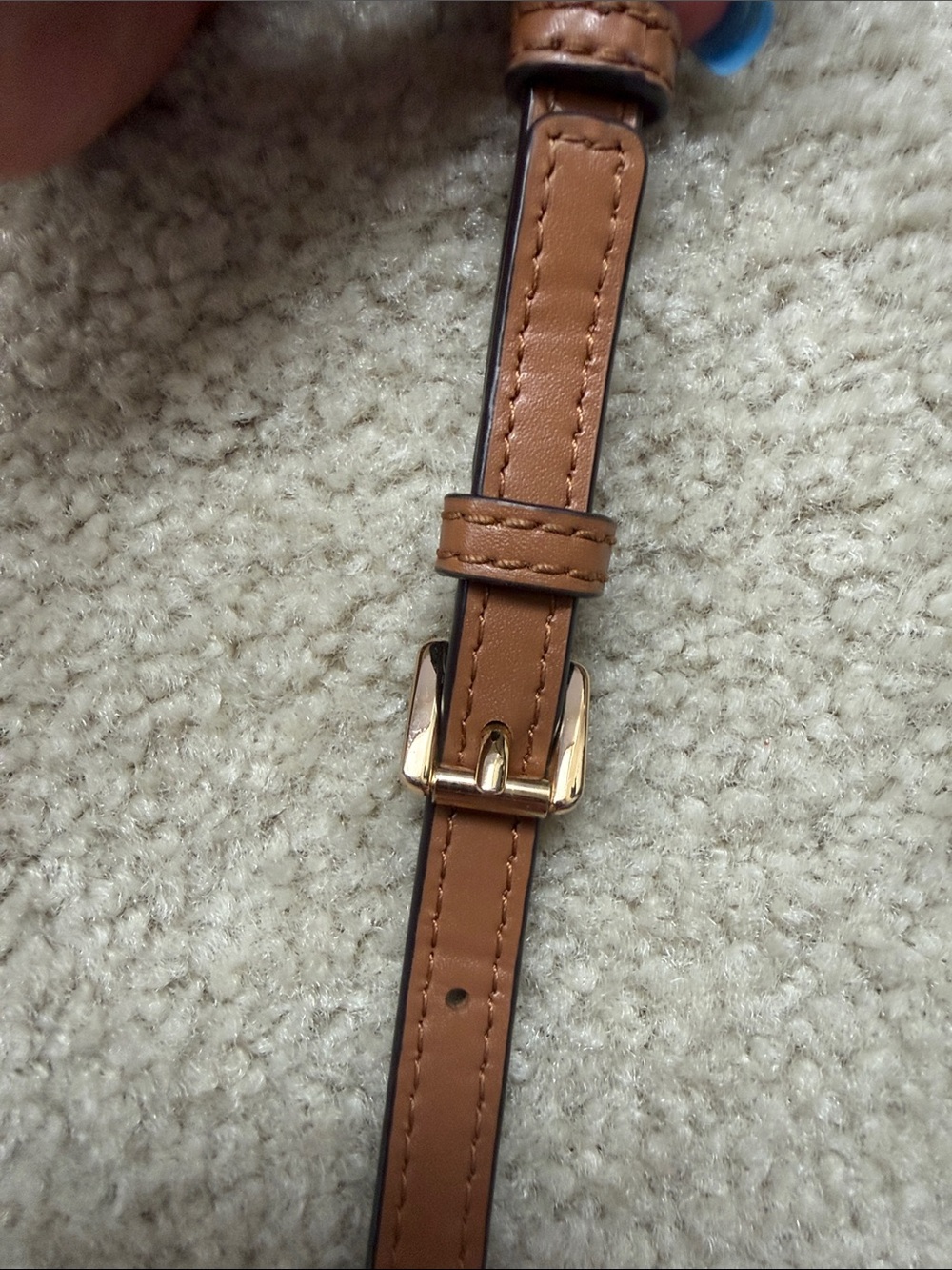 Michael Kors Logo Crossbody | Vanilla/Acorn - Picture 5 of 7